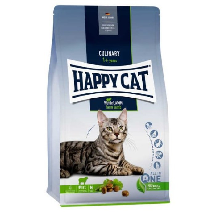 Happy Cat SUPREME WEIDE LAMM корм для котів з ягнятком, 10 кг
