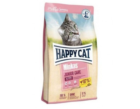 Happy Cat Minkas Junior - корм для котят с 13 недель, 1,5 кг