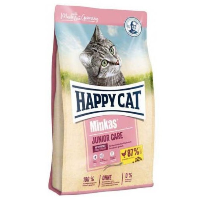 Happy Cat Minkas Junior - корм для котят с 13 недель, 1,5 кг*