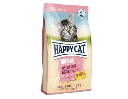 Happy Cat Minkas Kitten Care Gefl корм для кошенят з птахом, 10кг