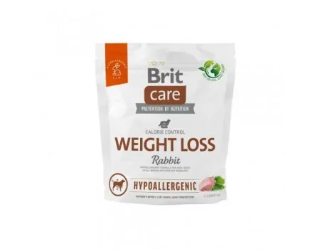 Корм для собак с лишним весом Brit Care Dog Hypoallergenic Weight Loss гипоаллергенный с кроликом, 1 кг