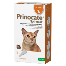 Prinocate Капли для кошек весом до 4 кг. 1пипетка