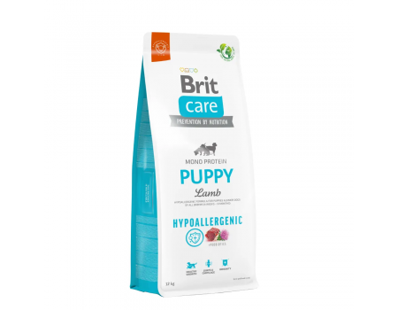 Сухой корм для щенков всех пород Brit Care Dog Hypoallergenic Puppy | (ягненок) 12 кг