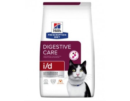 Сухой корм Hill's PD Feline I/D-Заболевание ЖКТ, панкреатит, диарея - 0,4 кг