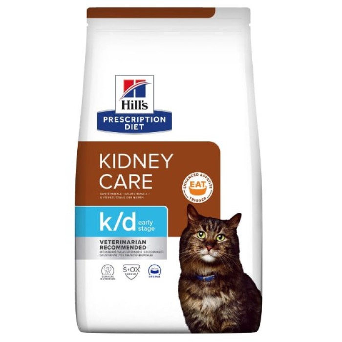 Сухий корм для котів Hill's PRESCRIPTION DIET k/d Early Stage, для підтримки функції нирок, з куркою 1,5 кг