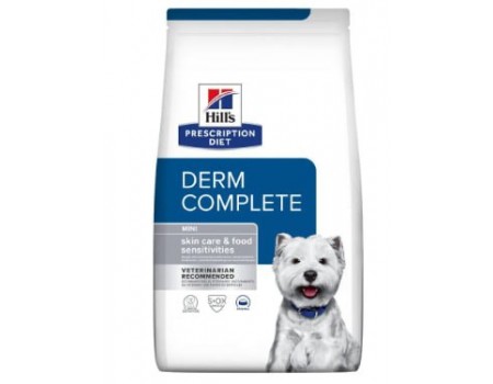 Hills PD Derm Complete Mini - диетический корм Хиллс при пищевой аллергии у собак мелких пород, 1 кг