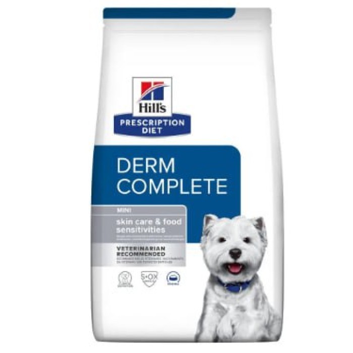 Hills PD Derm Complete Mini - дієтичний корм Хіллс при харчовій алергії у собак дрібних порід , 1 кг