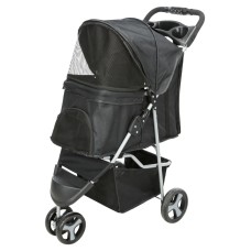 Коляска для домашних животных "Buggy" TRIXIE, 47 х 100 х 80 см, вес 4.6 кг, черная.