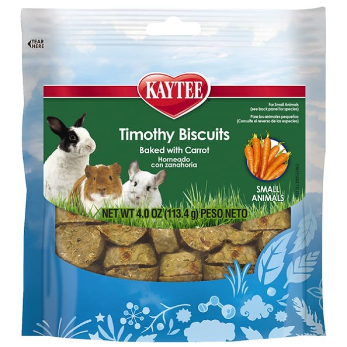Kaytee ТИМОТИ С МОРКОВКОЙ (TIMOTHY CARROT) лакомство для грызунов 114 г