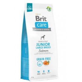 Brit Care Dog Grain-free Junior Large Breed с лососем для собак крупны..