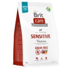 Brit Care Dog Grain-free Sensitive  Сухой корм для собак с чувствительным пищеварением, беззерновой с олениной  3 кг*