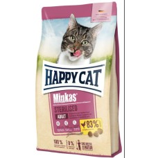 Happy Cat MINKAS STERILISED корм для стерилізованих котів та кастрованих котів 10кг