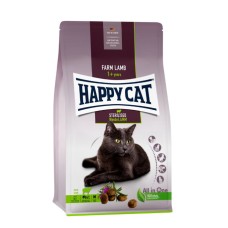 Happy Cat Adult Sterilised Weide-Lamm  для стерилізованих кішок з ягнятком, 10 кг