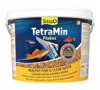Корм сухой Tetra Min Flakes для тропических аквариумных рыбок, в хлопь..