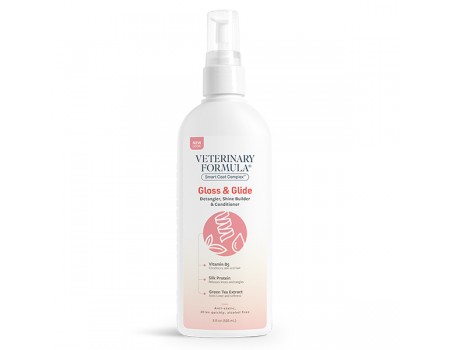 Veterinary Formula Gloss&Glide Conditioner кондиционер для собак и кошек, от колтунов, с антистатическим эффектом , 0.236 л.