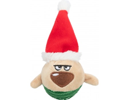 Рождественский гном с погремушкой, TRIXIE, плюш, 6х12см