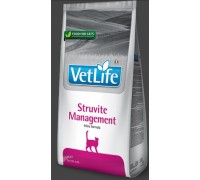Сухой корм Farmina Vet Life Management Struvite для кошек, при рецидив..
