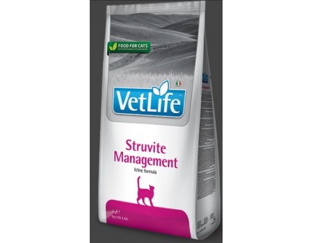 Сухий корм Farmina Vet Life Management Struvite для котів, при рецидивах струвітних уролітів, (22554) 400 г