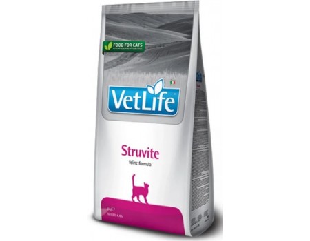 Сухой корм Farmina Vet Life Struvite для кошек, для растворения струвитных уролитов, (25166) 400 г