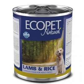 Вологий корм Farmina Ecopet Natural Dog Lamb&Rice для собак, з ягням, ..