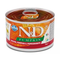 Вологий корм Farmina N&D Grain Pumpkin Chicken Adult Mini для собак дрібних порід, гарбуз/курка/гранат, (02314) 140 г