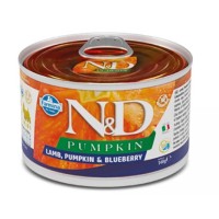 Вологий корм Farmina N&D Grain Pumpkin Lamb Adult Mini для собак дрібних порід, гарбуз/ягня/чорниця, (02338) 140 г