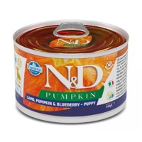Вологий корм Farmina N&D Grain Pumpkin Lamb Puppy Mini для цуценят малих порід, гарбуз/ягня/чорниця, (02307) 140 г