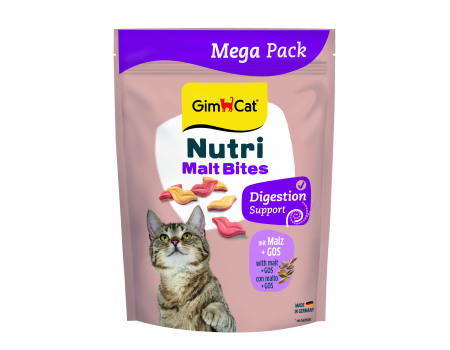 Вітаміни GimCat NUTRI MALT BITES для дорослих котів для виведення грудок шерсті з мальтом 425г