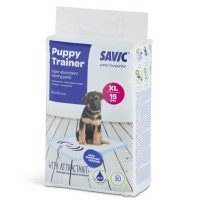 Savic ПАППІ ТРЕЙНЕР (Puppy Trainer) пелюшки для собак, XL, 90х60 см, 15 шт.