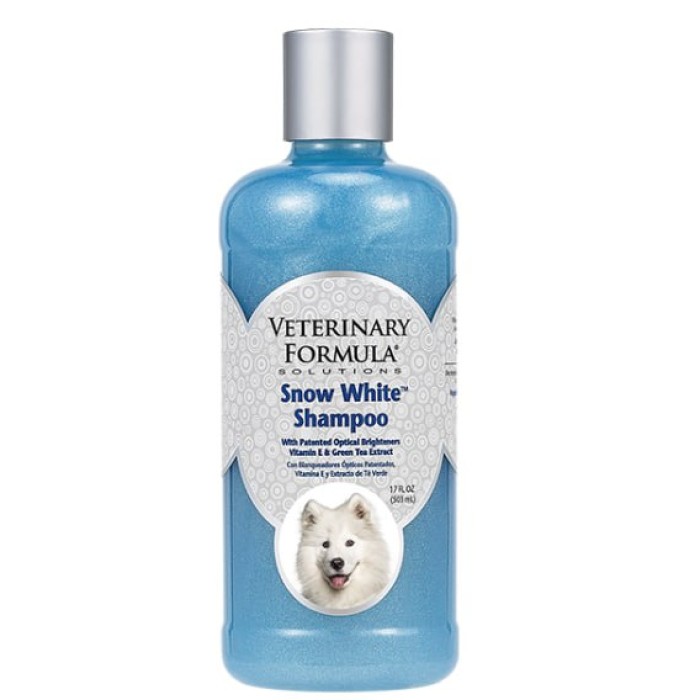 Шампунь для собак та кішок зі світлою шерстю Veterinary Formula Snow White, 503 мл