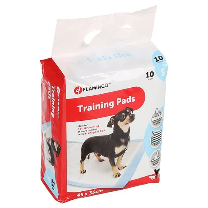 Flamingo  Training Pads Puppy ФЛАМИНГО пеленка для щенков, одноразовая , 35х45 см, 10 ед.