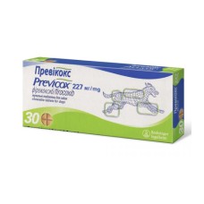 Препарат Превікокс Boehringer Ingelheim Previcox для лікування остеоартриту у собак, 227 мг 30таб