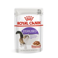Вологий корм для дорослих стерилізованих котів ROYAL CANIN STERILISED IN GRAVY 0.085 кг