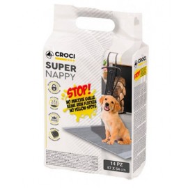 SUPER NAPPY(СУПЕР НАПІ) Пелюшки для собак з активним вугіллям 84Х57 см..