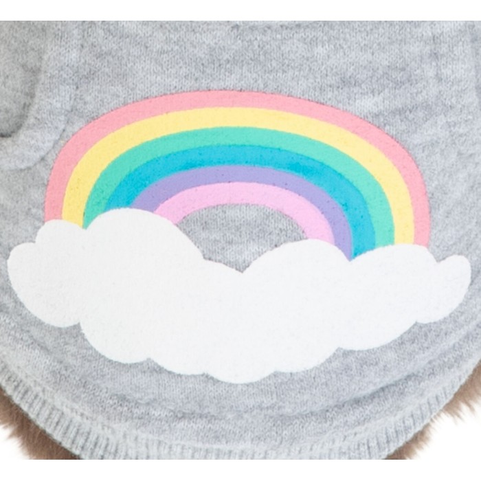 Толстовка Trixie з капюшоном Rainbow Falls, XXS, коло талії 32см, довжина по спині 21см