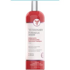 Veterinary Formula Antiparasitic & Antiseborrheic Medicated Shampoo ШАМПУНЬ для собак, з кам'яновугільним дьогтем, саліцилової кислот, 0.473 л.