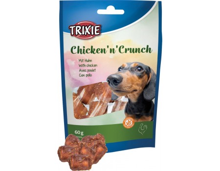 Ласощі для собак "Chicken'n'Crunch", TRIXIE, (курка) 60гр
