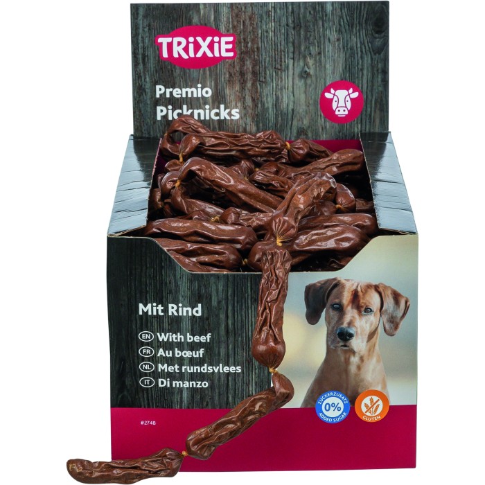 Сосиски для собак TRIXIE - Picknicks Смак: яловичина, Вага: 8 г/8 см, 200шт.