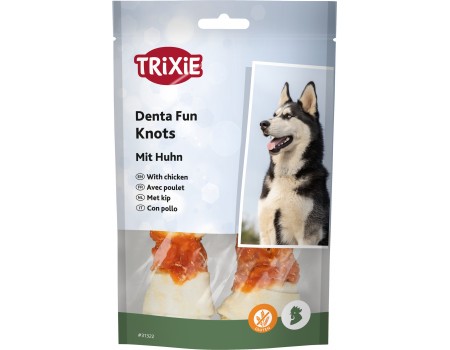 Косточки с куриным филе для собак TRIXIE - Denta Fun ,  11 см, 