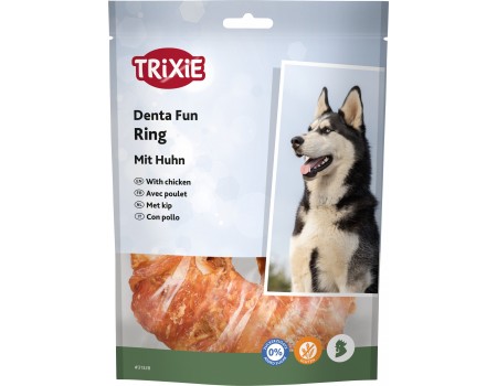 Жевательное кольцо для собак TRIXIE - Denta Fun, D- 10 см., 110 гр
