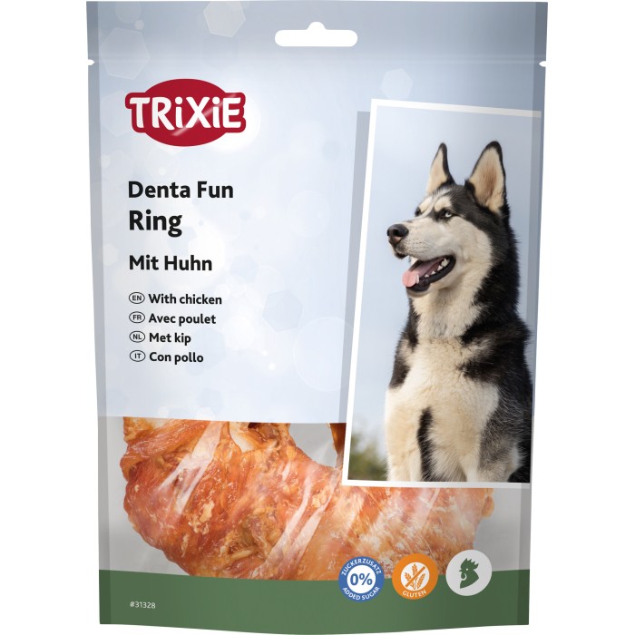 Жевательное кольцо для собак TRIXIE - Denta Fun, D- 10 см., 110 гр