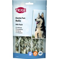 Жувальні палички для собак TRIXIE - Denta Fun, 12 см 75 г 10 шт, риба
