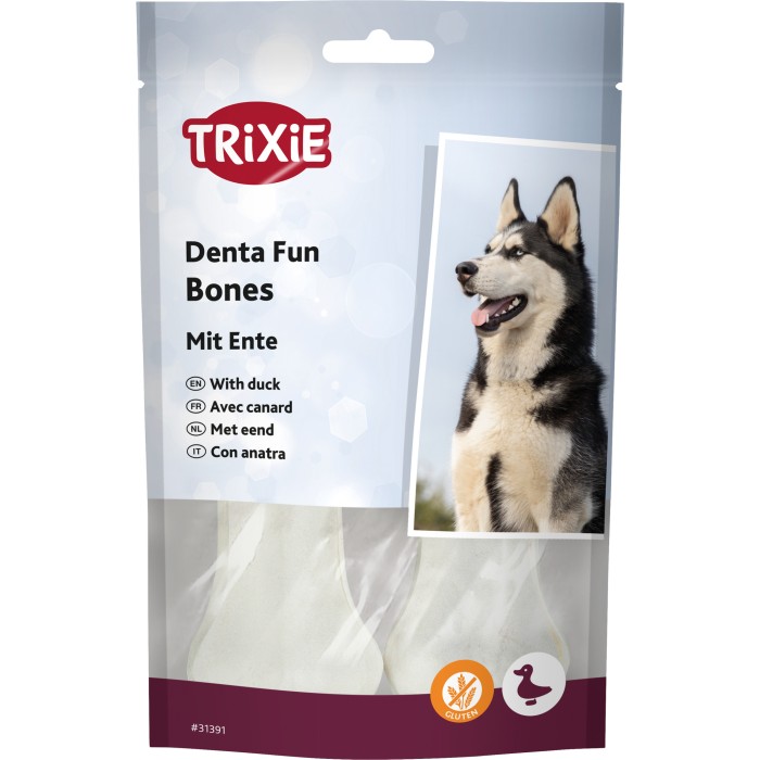 Кісточки з наповненням для собак TRIXIE - Denta Fun, 10см, Вага: 2 шт/ 70гр