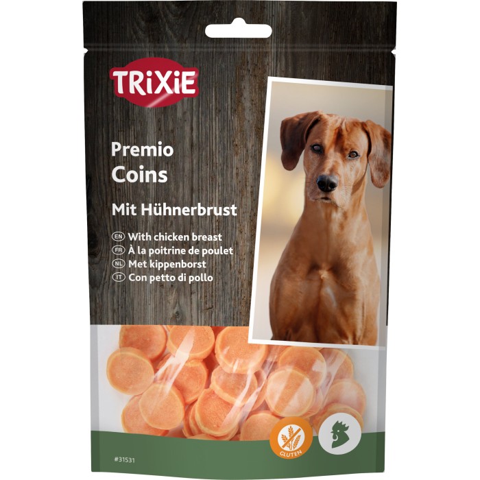 Чипсы для собак TRIXIE - ChickenCoins, курица, 100 гр