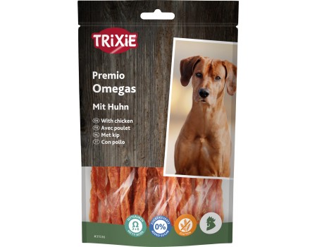Лакомство для собак TRIXIE - Omega Stripes, курица, 100 гр