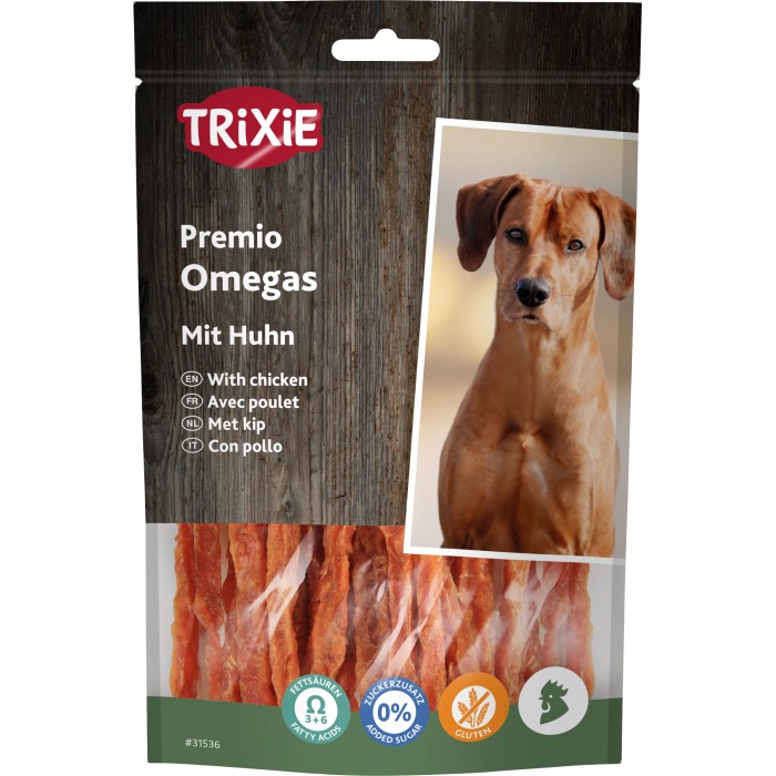 Ласощі для собак TRIXIE - Omega Stripes, курка, 100 гр