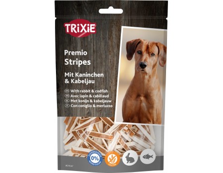 Палочки для собак"Fish Rabbit Stripes"(кролик+треска)  100гр