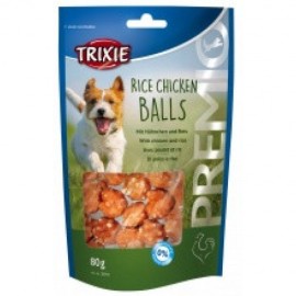Лакомство для собак TRIXIE - Rice Chicken Balls, 80 гр..