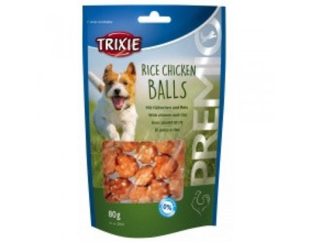 Ласощі для собак TRIXIE - Rice Chicken Balls, 80 гр