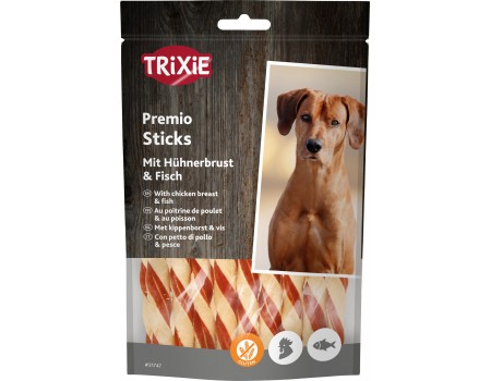 Лакомство для собак "Fish Chicken Sticks" TRIXIE курица и рыба , 80 г